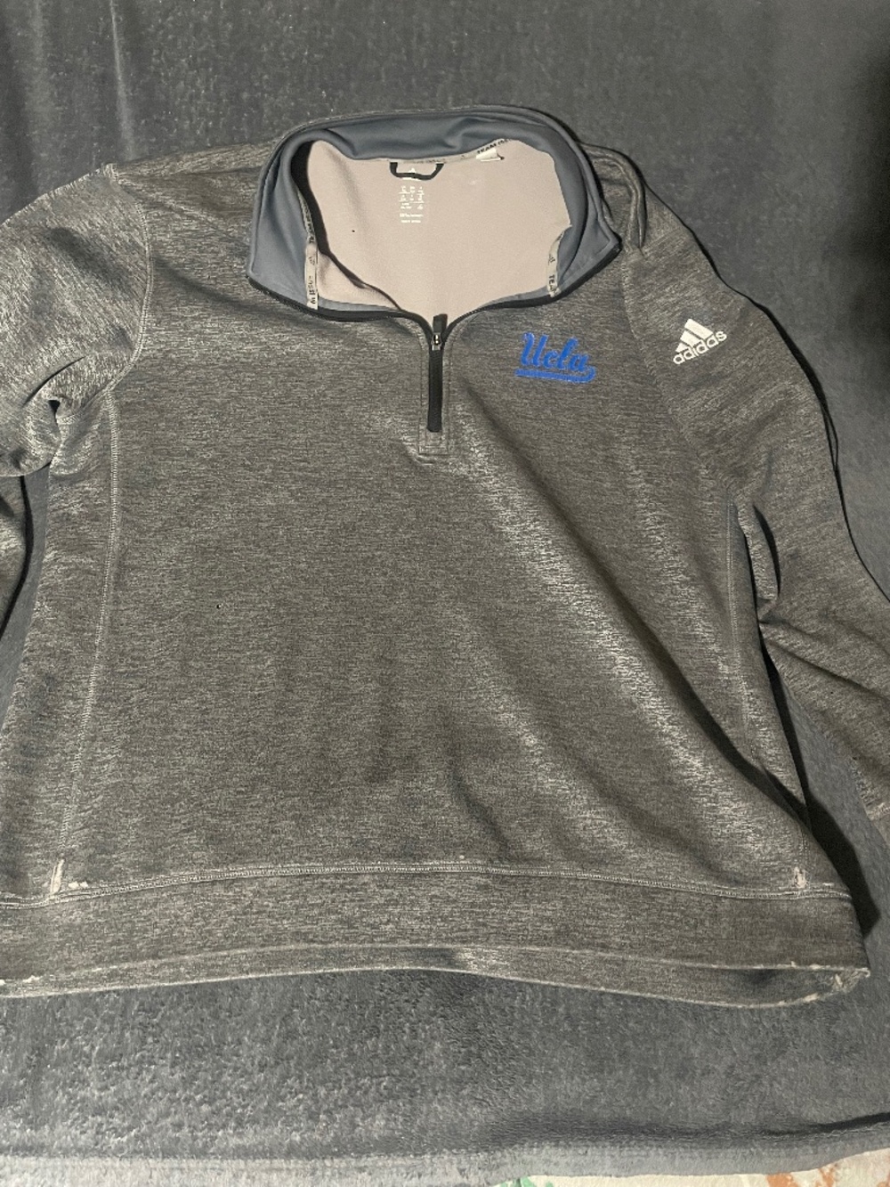 Adidas 1/4 zip sweater 2xl